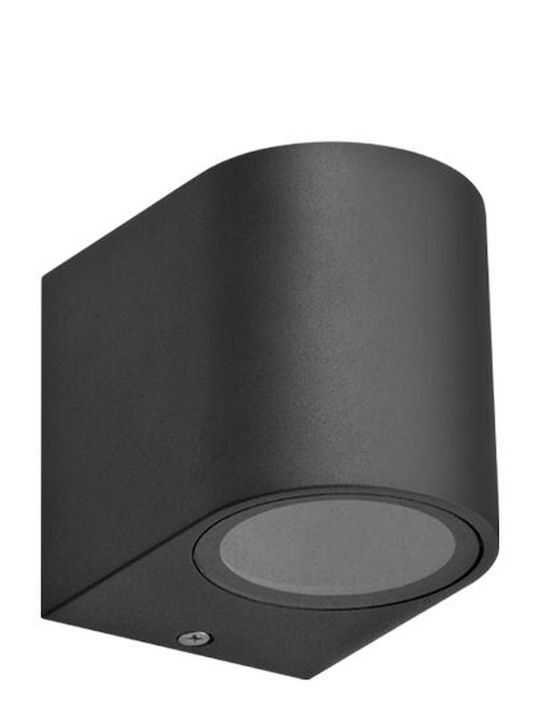 Braytron Επιτοίχιο Εξωτερικό Σποτ GU10 IP44 8.1x6.8x9.2εκ.