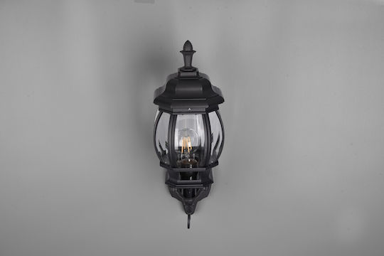 Trio Lighting Επιτοίχιο Εξωτερικό Φαναράκι E27 IP44 24.5x15.5x49.5εκ.