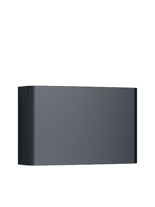 Braytron Επιτοίχιο Εξωτερικό Σποτ LED IP65 6W με Ρυθμιζόμενο Λευκό Φως 16x10x4.1εκ.