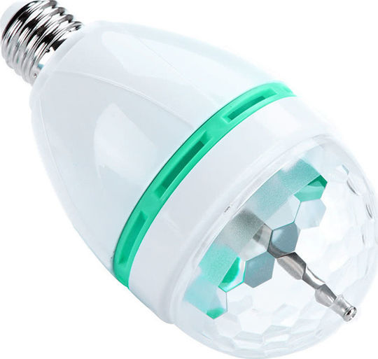 Λάμπα LED 3W 77mm για Ντουί E27 RGB 240lm