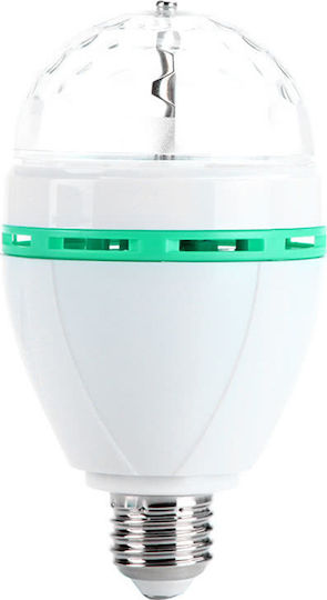 Λάμπα LED 3W 77mm για Ντουί E27 RGB 240lm