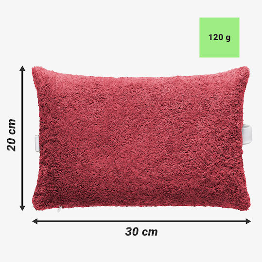 Jemidi24 Perna de canapea din 100% Bumbac Roșu 20x30cm.
