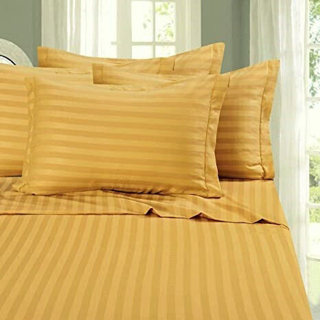 Kotonia Home Σετ Μαξιλαροθήκες με Φάσα Mustard 50x70εκ.