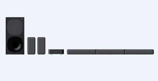 Sony Σετ Ηχείων Home Cinema 5.1 HT-S40R 600W Black με Ασύρματα Ηχεία