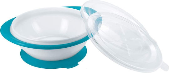 Nuk Feeding Set Learn To Eat made of Plastic Light Blue 3pcs for 6+ months