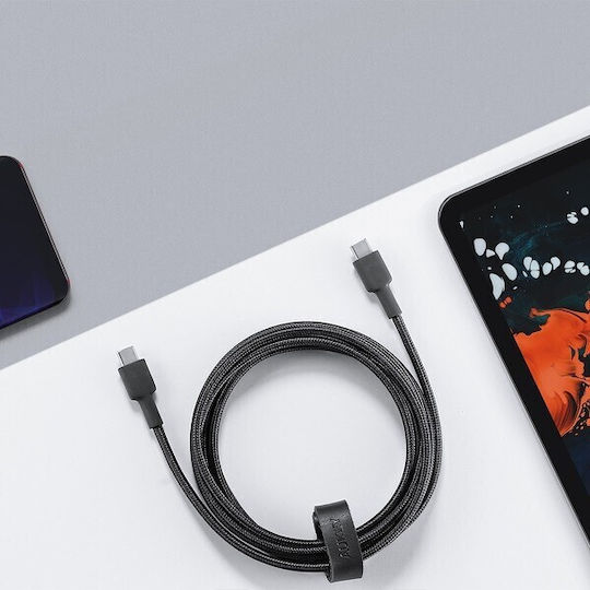 Aukey USB 2.0 Cable USB-C male - USB-C 60W Μαύρο 0.9m CB-CD45