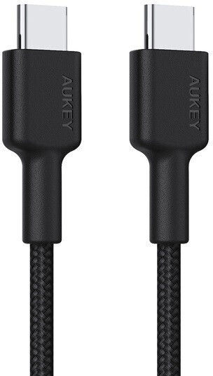 Aukey USB 2.0 Cable USB-C male - USB-C 60W Μαύρο 0.9m CB-CD45