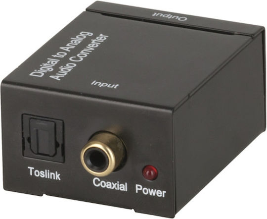 Converter RCA / Toslink Female to RCA 2x Female 1 Piece