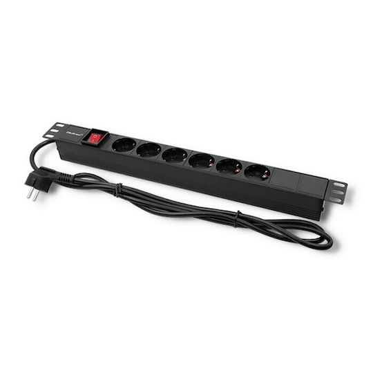Qoltec Πολύπριζο Rack 54468 1τμχ