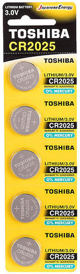 Toshiba Батерии Литий За часовници CR2025 5бр