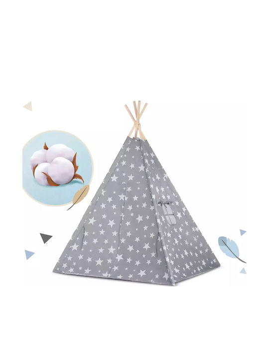 Nukido Indian Play Tent Gray for 3 Years and Up