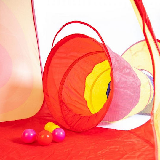 Cort pentru Copii Tunel Pop Up Multicolor pentru 3+ ani