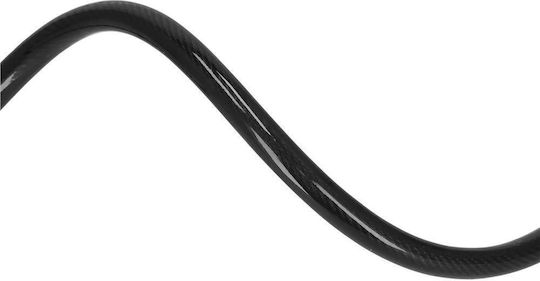 Închizătoare Antifurt pentru Bicicletă și Scooter Închidere cu Cheie 180 cm Oțel Negru