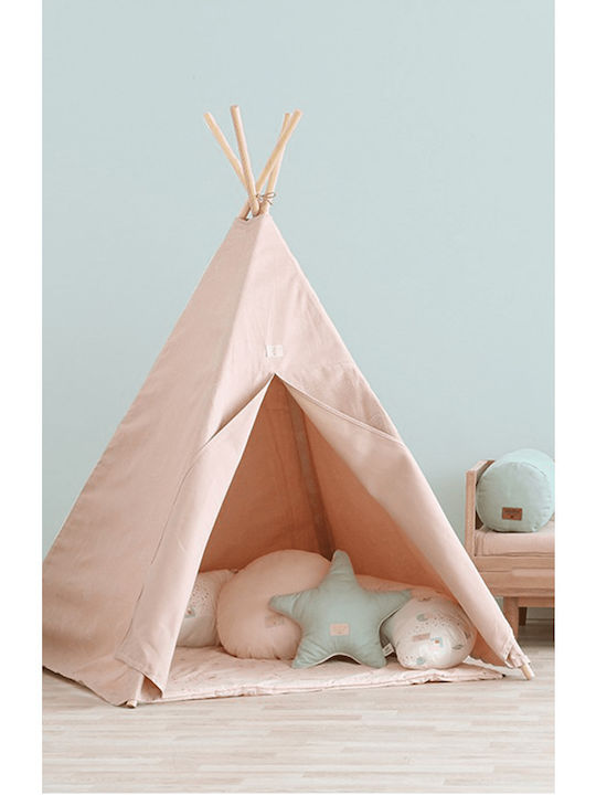 Nobodinoz Kids Indian Teepee Play Tent Phoenix White