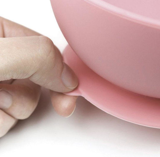 Beaba Baby Food Plate made of Silicone Pink