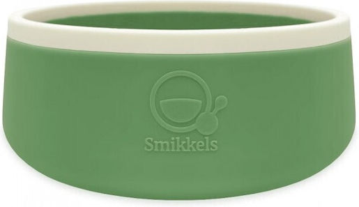 Smikkels Παιδικό Μπωλ Φαγητού από Σιλικόνη Πράσινο