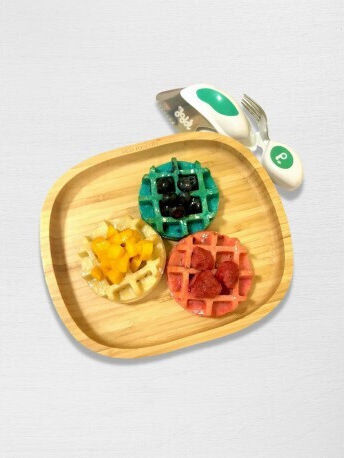 Eco Rascals Kinderteller aus Bambus Rosa