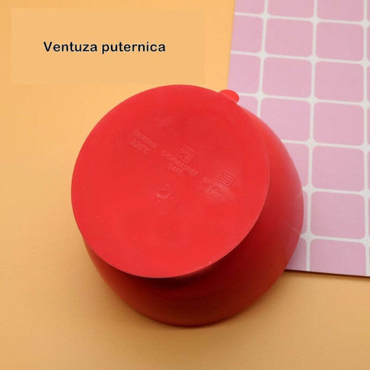 Baby Food Container Set made of Silicone Red 2pcs