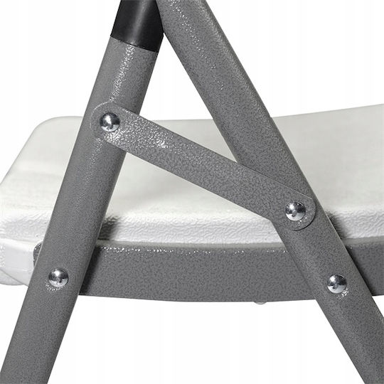Scaun de exterior Plastic Gri 54x46x86cm