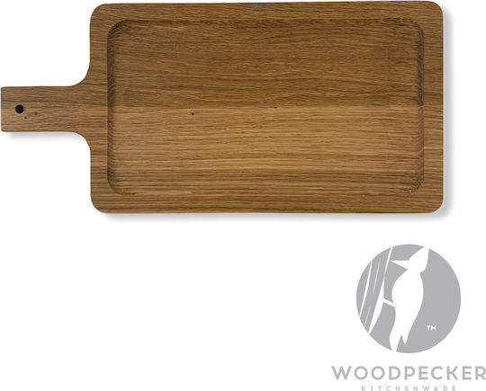 Woodpecker Suprafață de Tăiere Lemnoasă Maro 40x19cm 1buc