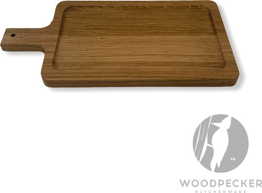 Woodpecker Suprafață de Tăiere Lemnoasă Maro 40x19cm 1buc