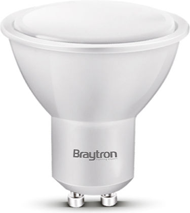 Braytron Λάμπα LED 7W για Ντουί GU10 και Σχήμα MR16 Ψυχρό Λευκό 550lm