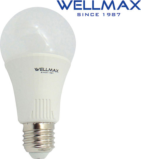 Wellmax LED-Lampe 15W für Fassung E27 und Form A65 Naturweiß 1350lm
