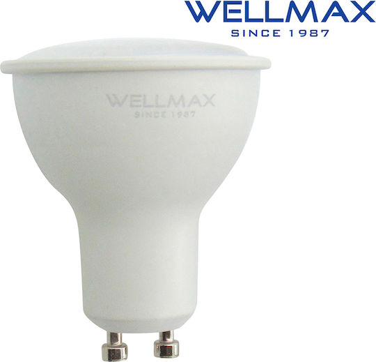 Wellmax LED крушка 7W за фасунга GU10 Неутрално бяло 560лм
