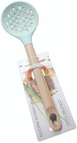 AGC Shallow Slotted Spoon Colander Made of Silicone AGC Shallow Slotted Spoon Colander Made of Silicone