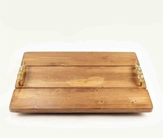 Wedding Tray Made of Brown Wood
