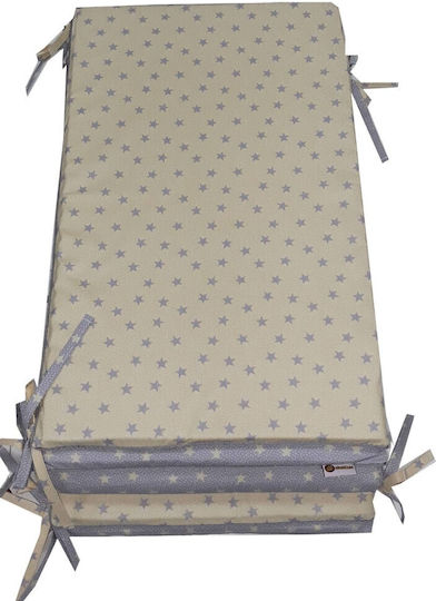 Beboulino Stars Πάντα Κλασική Εσωτερική Beige Grey 70x140cm