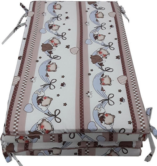 Beboulino Bear In Hammock Crib Bumpers Classic Inside Beige 70x140cm