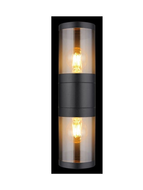 Globo Lighting Επιτοίχιο Εξωτερικό Σποτ E27 IP44 10.2x38εκ.