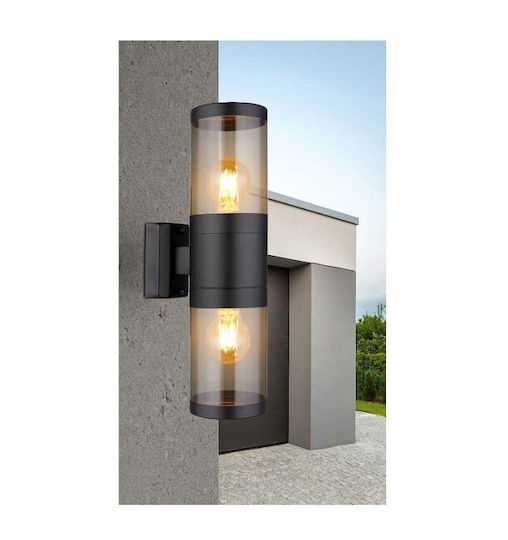 Globo Lighting Wall-Mounted Outdoor Spot Light E27 IP44 10.2x38εκ.