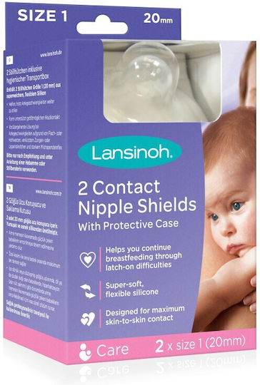 Lansinoh Medium Washable Nipple Shields 2 Pieces