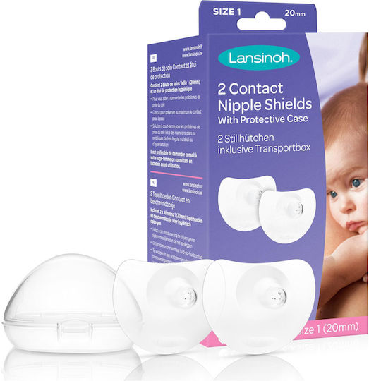 Lansinoh Medium Washable Nipple Shields 2 Pieces