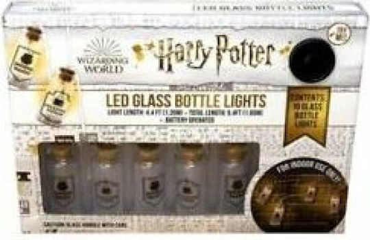 Blue Sky Studios Guirlandă de lumină pentru copii Lumini LED Sticlă Harry Potter Glass Bottle Lights Transparent