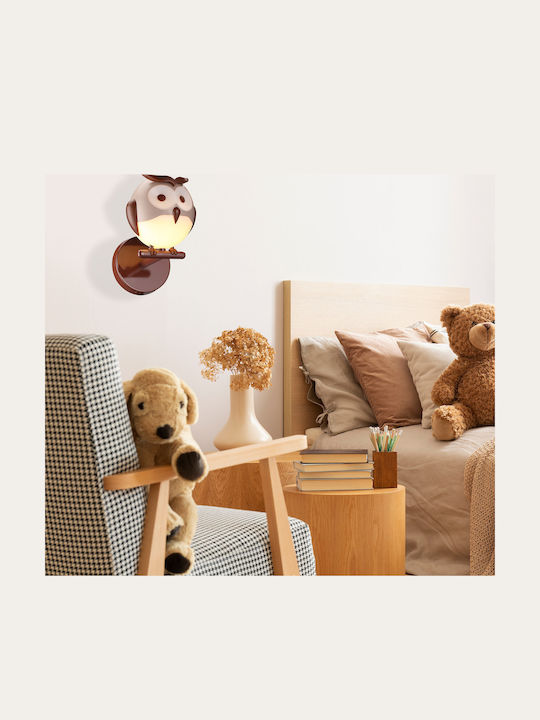 Metallic Kids Wall Light Milagro Owl Metallic Kids Wall Light Milagro Owl