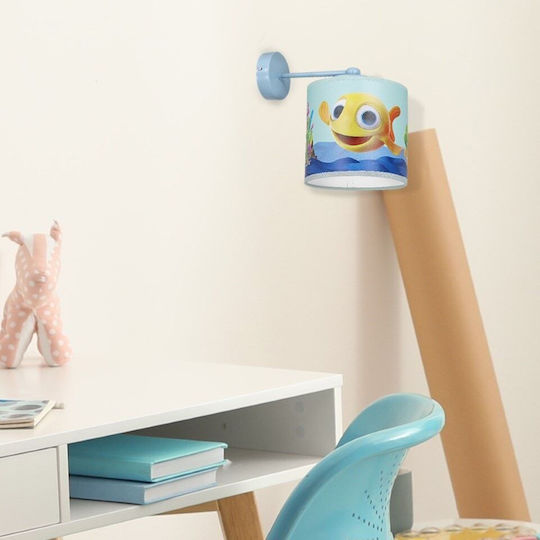 Kinder Wandleuchte Metallisch Milagro Fish