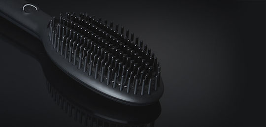 GHD Glide Ceramic Electric Brush with Air for Straightening Black
