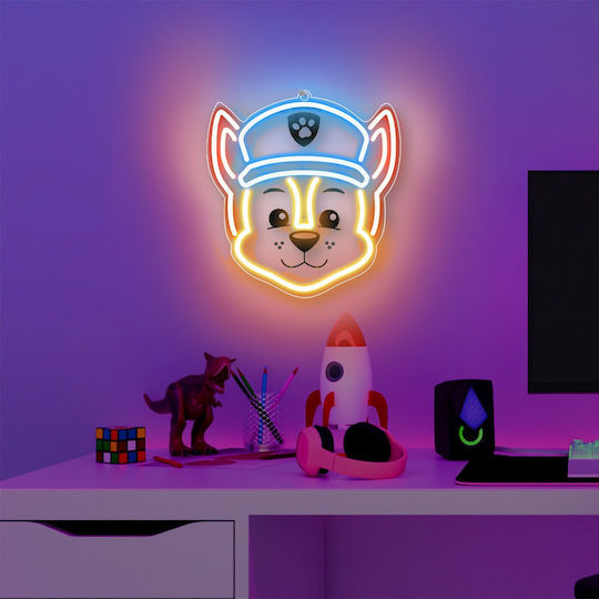 Paw Patrol Παιδικό Φωτιστικό Τοίχου Led Πλαστικό