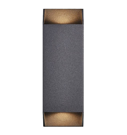Nordlux Square 22 Lumină de exterior montată pe perete GU10 IP54 Dublu Fascicul 8x9.5x23.5εκ.