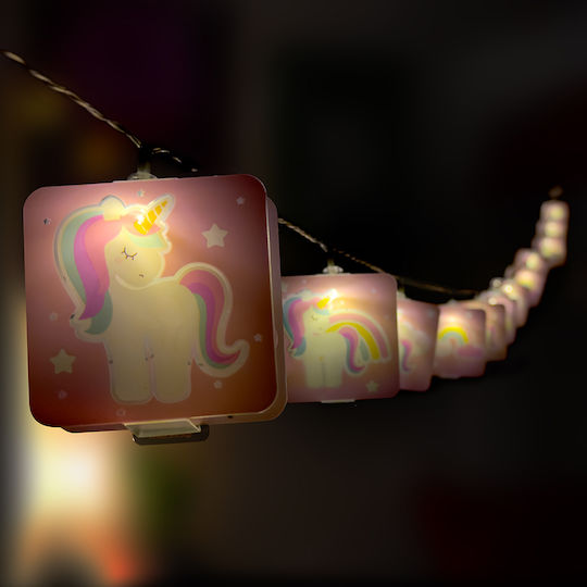 Ango Kinder Lichterkette Unicorns