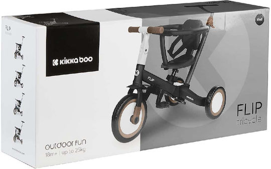 Kikka Boo Flip Convertible with Parental Handle 3 in 1 for 1-5 Years Black