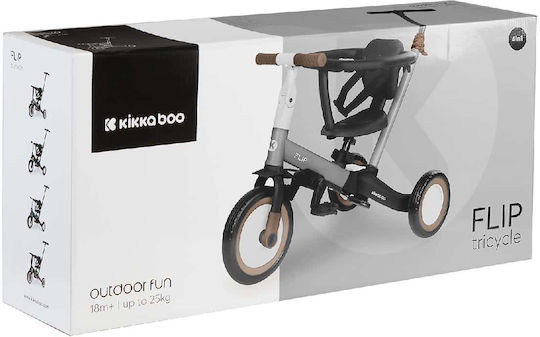 Kikka Boo Flip Convertible with Parental Handle 3 in 1 for 1-5 Years Gray