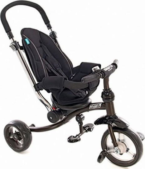 Kikka Boo Kids Tricycle Bicycle Melange Convertible with Storage Space, Tent & Parental Handle for 2-6 Years Brown