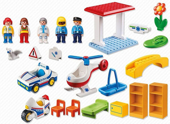 Playmobil 123 Exclusives: Police and Pediatric Clinic for 1.5+ years years old 5046