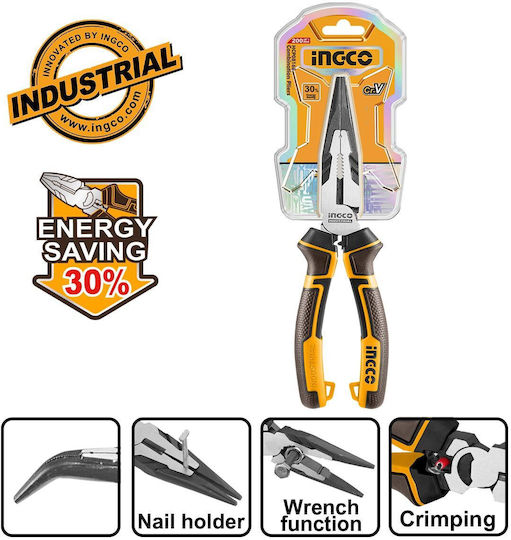 Ingco Cutting Plier Curved Length 200mm