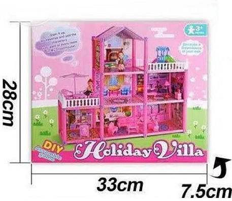 Zita Toys Plastic Dollhouse
