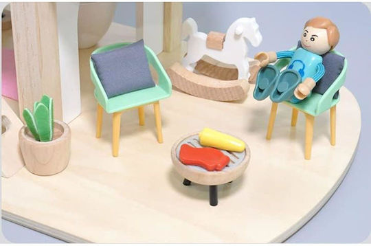 Zita Toys Ξύλινο Κουκλόσπιτο